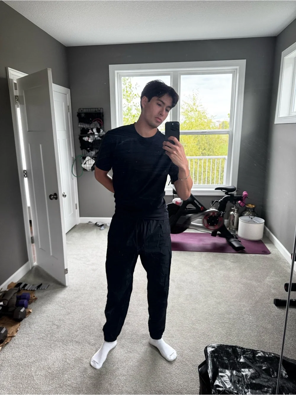 Men’s Nike Black Windbreaker Jogger Pants